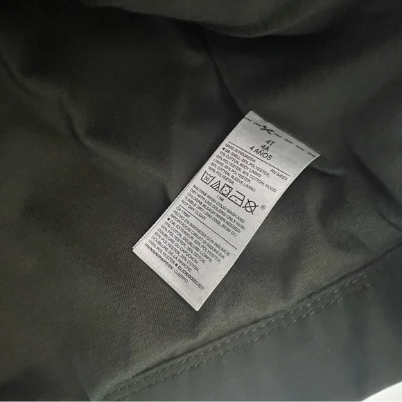 Old Navy Toddler Boy Army Green Zip Up Hooded Light Jacket - Picture 5 of 6